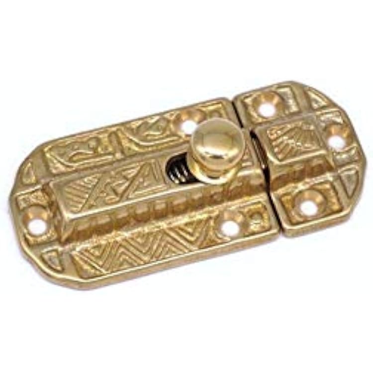 Brass Cabinet Latch Antique Cabinet Slide Latch Furniture Latch Victorian Latch Eastlake Cabinet Latch Boat Cabinet Latch Hutch Cupboard Latch Solid Brass