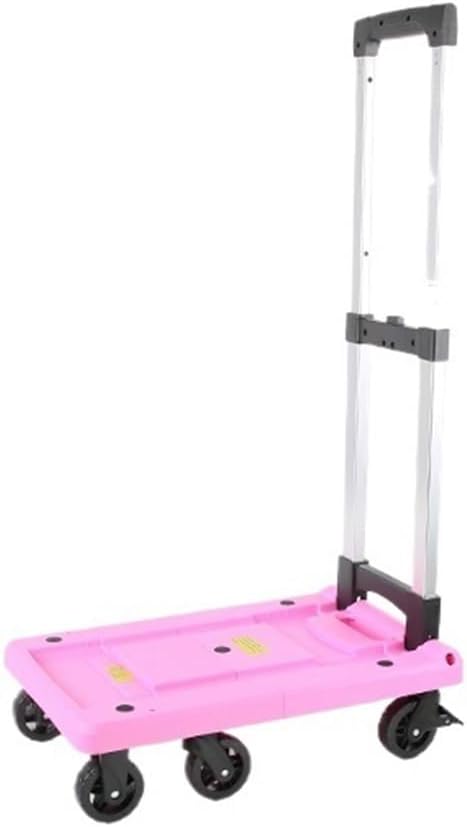 Portable Folding Hand Truck with Lightweight Platform for Household and Courier Transport