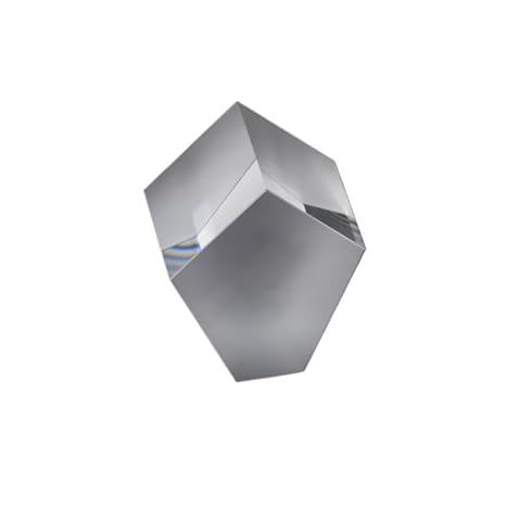 1pc 25mm Optical Glass Pentaprism Right Angle Prism 90 Degree Mirror Polygonal Special Triangular Penta Prism Pentagonal