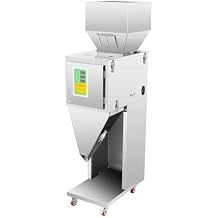 Filling Machine, 200W Commercial Automatic Bottle Bag Packing Filling Machine, Weigh Filler Particle Dispenser Machine with 0.02-2.2 lbs Adjustable Fill Range & Foot Pedal for Grains Seeds Coffee