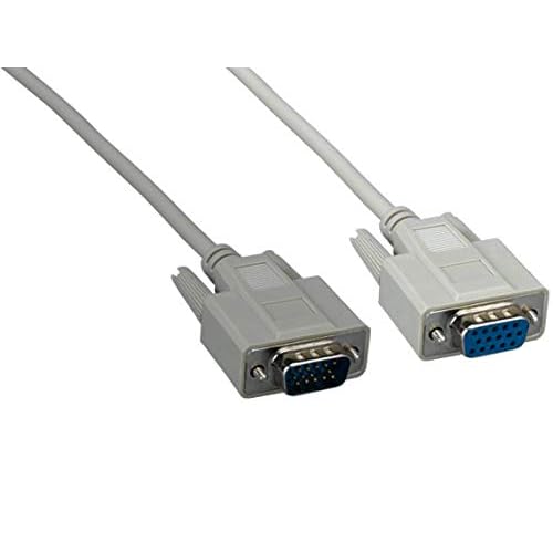 Cable Leader VGA HD15 MF 14C Monitor Extension Cable 3 Foot 1 Pack