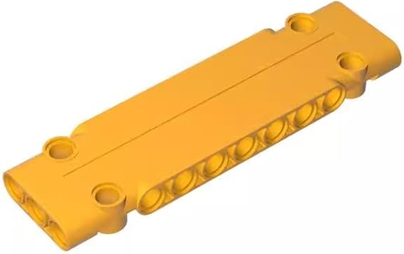 Gobricks GDS-1163 Technic Panel 3x11x1 10PCS Compatible with Lego 15458 DIY Parts and MOC Components for Major Brick Brands Color:Bright Light Orange 191
