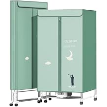 Ddryer for Apartments with Timer,Heated Clothes Drying Rack,Heated Clothes Airer with Cover,2-Tier Indoor Foldable Electric Clothes Airer Drying Rack,for Families,Dormitories 1 M