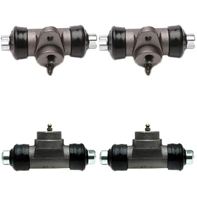 Front and Rear Wheel Cylinder, 4Pcs Drum Brake Wheel Cylinder Replacement ZGYWAutoParts for Volkswagen Beetle 1.5L 1968 1969, for Volkswagen Beetle 1.6L 1970-1978, for Volkswagen Thing 1.6L 1973