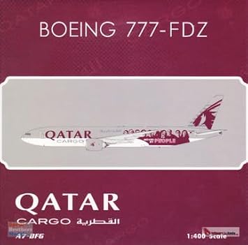 Phoenix Model Sprue Brothers 1:400 Qator Cargo Boeing 777-FDZ Reg #A7-BFG 'Move by People' (pre-Painted/pre-Built), PHX04475, Various