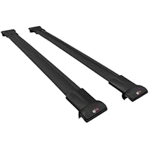 FLY Model Roof Racks Compatible with Mitsubishi Outlander 2007-2012 Car Top Luggage Carrier Rail Bars BLACK