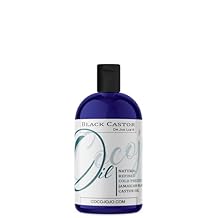 cocojojo Jamaican Black Castor Oil Pure Refined, Cold Pressed (8 oz)