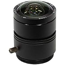 Arducam 120 Degree Ultra Wide Angle CS Lens for Raspberry Pi HQ Camera, 3.2mm Focal Length with Manual Focus