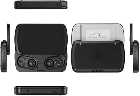 Handheld Retro Gaming Console, Foldable Design, 4.7-Inch IPS Screen, Supports Multiple Gaming Systems for Portable Entertainment