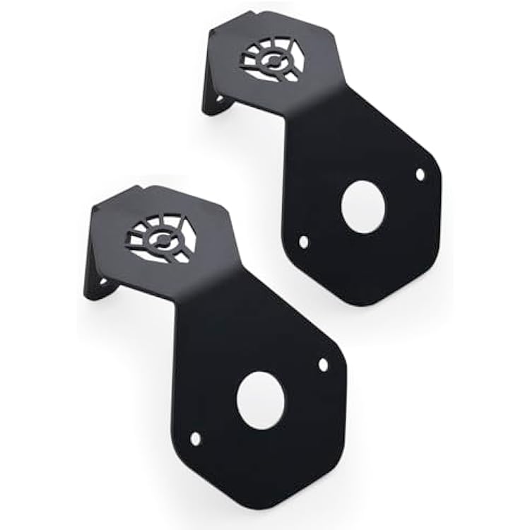 Fits for Watermelon Mirror Turn Signal Angled Stainless Steel Black Bracket Holder -Anti-Glare- Light Not Included