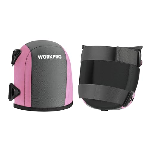 WORKPRO Garden Knee Pads For Unisex-Adult, Flooring Kneepads with Foam Padding, Comfortable Kneeling Cushion for Gardening, House Cleaning, Construction Work, 7.876.753