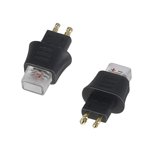 okcsc FOSTEX Male to 0.78 Female 0.780.75 Angled 2 PinCable Side Female Adapter Connected to FOSTEX TH900 MKII MK2 TH600 TH909Headphone Side Black