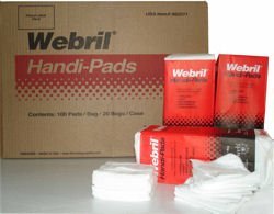 Handi-pads 4x4 wipes (2000 WIPE CASE)