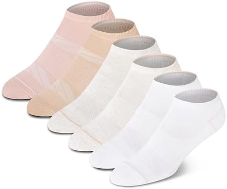 Champion Womens Low Cut Beathable Moisture-Wicking Athletic Socks 6-Pack