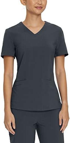Urbane Performance Tailored Fit Super Stretch 3-Pocket Scrub Top for Women 9015