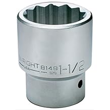 1" Drive 12 Point Standard Socket - 1-1/8"