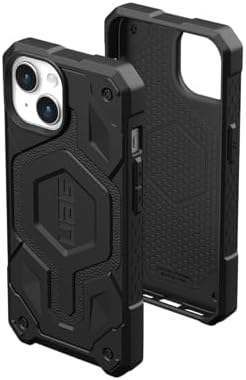 URBAN ARMOR GEAR UAG Case Compatible with iPhone 15 Plus Case 6.7 Monarch Pro Black Built-in Magnet Compatible with MagSafe Charging Premium Rugged Military Grade Dropproof Protective Cover