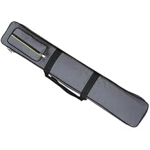 kowaku 8 Holes Billiards Pool Cue Case Snooker Cue Storage Pouch 1/2 Snooker Billiard Cue Case Portable Billiard Rod Storage Bag