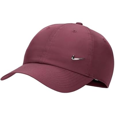 Nike Adult Dri-FIT Club Unstructured Metal Swoosh Cap Hat | Mens and Womens