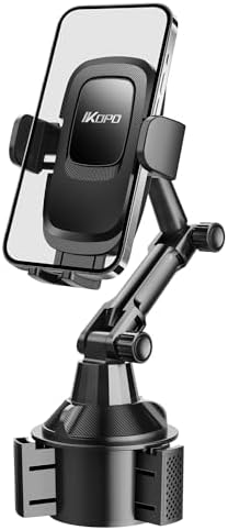 Cup Holder Phone Mount for Car,Sturdiest Shockproof Car Cell Phone Cup Holder Automobile Cradles Suitable for iPhone, Samsung, LG and More