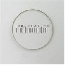 Lab Microscope Accessories Microscope Eyepiece Micrometer 0.01mm 0.5mm 0.1mm Objective Grid Cross Stage Calibration Micrometer for Objective Microscopio(C4)