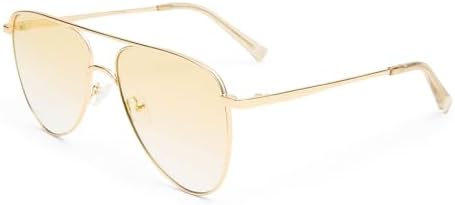 Le Specs The Duke Sunglasses - Gold, Aviator, Unisex, Classic Retro Style