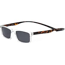 Magz Gramercy Polarized Magnetic Sunglasses Clip On Sunglasses Magnetic Rear Connecting | Polarized Sunglasses Men & Women Crystal Tortoise/Grey