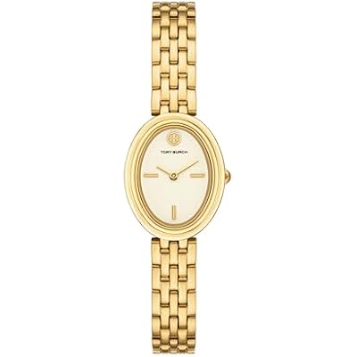Tory Burch Women's Oval Stainless Steel Two-Hand Watch