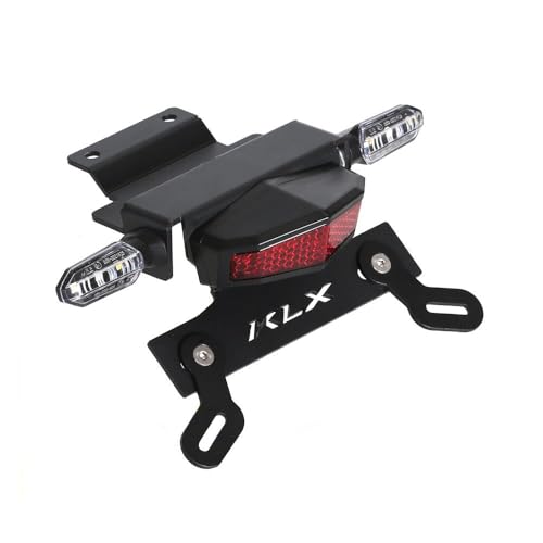 LED Brake Tail Light LED Indicator Turn Signal Blinker Tail Tidy License Plate Holder Fender Eliminator For KLX230 KLX230R KLX230SM KLX230SE KLX230S 2020-2024 Red