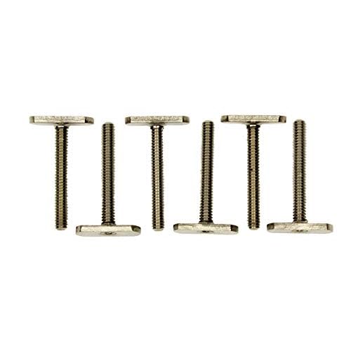 YakAttack MightyBolt 6 Pack 2 Long x 12 Wide Stainless Steel T-Bolts | 14-20 Thread | Fits MightyMount, GearTrac & Most Kayak Track Systems | Made in USA