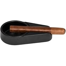 Lotus Single Stick Ashtray (Black)