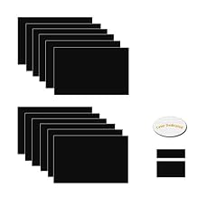XLNTTECH 100% Laser Engraving Double Color Sheet (7" x 11 x .040, 12 Pieces) for Interior Signs, Badges.