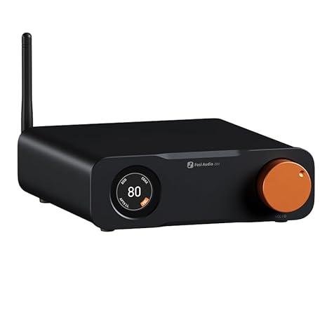 Fosi Audio ZD3 Desktop DAC Preamp, Fully Balanced Digital-Analog Audio Converter, Equipped with ES9038Q2M Chip, For Home Stereo Amplifiers, Bluetooth/USB/Optical/Coaxial/TV, HDMI, ARC Input, XLR/RCA