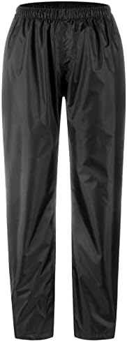 AXESQUIN Rain Pants Women, Waterproof Pants Women Lightweight Packable Hiking Fishing Without Pocket