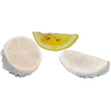 Regency Wraps Stretch Wraps, Lemon Wedge Bag, The Real Woven Cotton Cloth Covers, White, 100-pack, Seed-Free Squeezing of Halves or Wedges On Seafood & Beverages