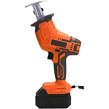 Bone Saw Machine, Electric Reciprocating Saws,Electric Butchers for Commercial Home, Hacksaw Handheld Cordless Tools for Cutting MeatBones,Cutter for Bone Fish Rib Meat 1battery2sawtooth