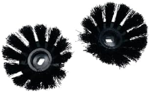 RAINBOW SRX Vacuum Cleaner Power Nozzle Edge Brush, Black, 2 Pack