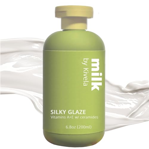 Kivela Glazing Milk Face & Body Moistorizer with Ceramides, Vitamins AE 7 oz, Unscented