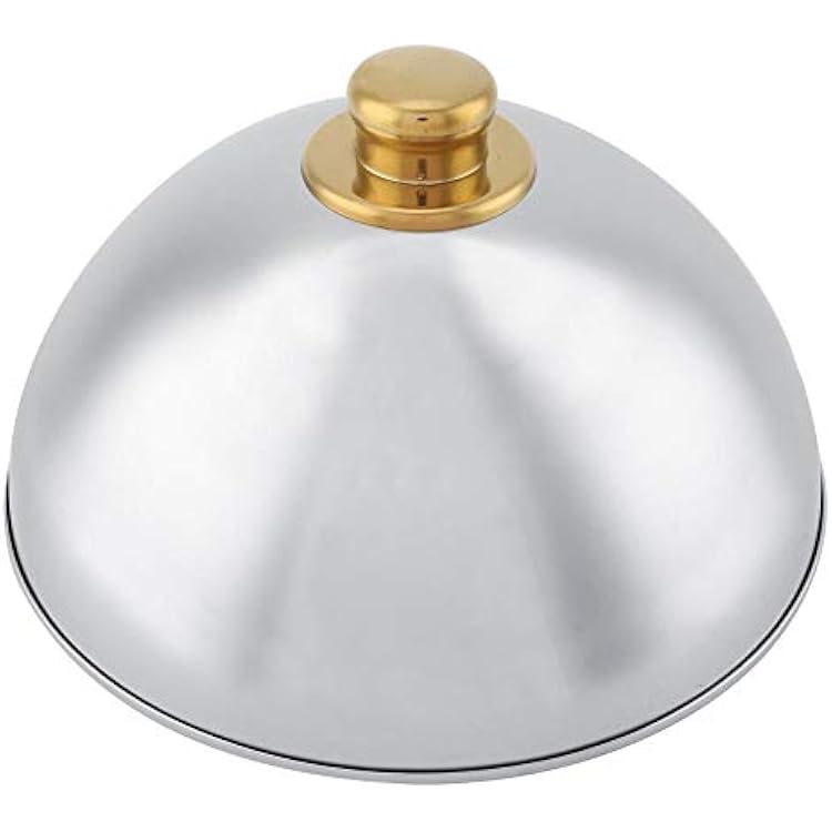 Stainless Steel Food Cover Home Kitchen Dining Food Lid Cover Food Serving Platter Lid Dome Plate Cover Used for Kitchen RestaurantSmall