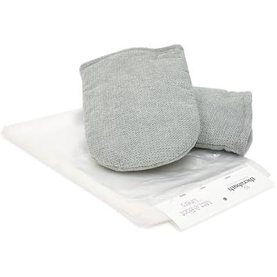 Therabath Insulated Mitt Kit for Paraffin Wax Bath, for Arthritis and Skin Therapy, Includes 2 Hand Gloves and 100 Plastic Liners, for Home and Spa Use, Made in The USA