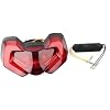 Cnonee1 Motorbike Integrated Turn Signals Tail Light Assembly Taillight for Ducati Multistrada V4S V4 2021-23 Plastic Red