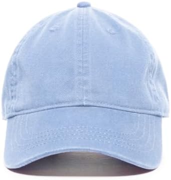 Newhattan Low Profile Baseball Cap Classic Plain Lightweight Cotton Soft Adjustable Dad Hat Unstructured Running Golf Cap