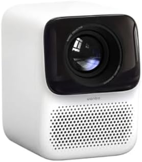 Wanbo Upgraded T2 Max Projector 450ANSI Android 9.0 Full Hd 4K Projector 1920*1080P 12000 Lumens Auto Focus HIFI Sound Home Outdoor Theart(white)