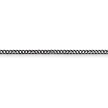 Chisel Stainless Steel 2.00mm Round Curb Antiqued Chain Necklace SRN1006