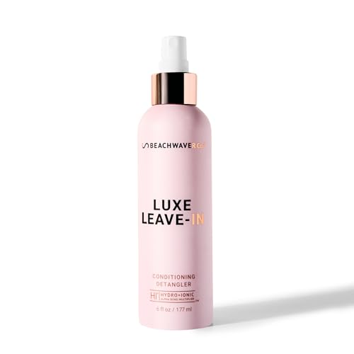 The Beachwaver Co. Luxe Leave-In Conditioning Detangler - Full Size 6 Fl Oz | Leave-In Treatment to Hydrate, Smooth, Strengthen wHiX Vegan Bond Multipliers | Bali Beach Night Fragrance