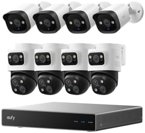 eufy 4K NVR Security Camera System S4 Max & PoE Bullet Security Camera E40 (Bundle)