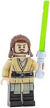 LEGO Star Wars: Qui-Gon Jinn Minifigure with Lightsaber