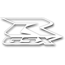 Factory Effex 17-94416 White 1' GSXR Die-Cut Sticker