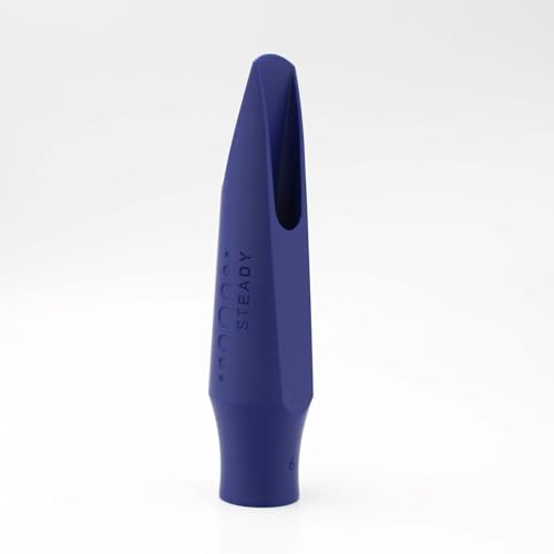 Syos Baritone Saxophone Mouthpiece, Steady Model, 7 Tip Opening, Phantom Blue, Improve the Sound of your Baritone Sax with this Easy-To-Play, Flexible and Homogeneous Baritone Mouthpiece