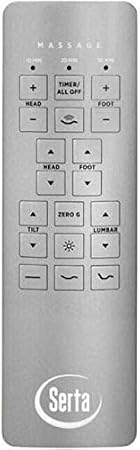 Serta Motion Custom 1 or 2 (II) New White Version Replacement Remote for Adjustable Beds
